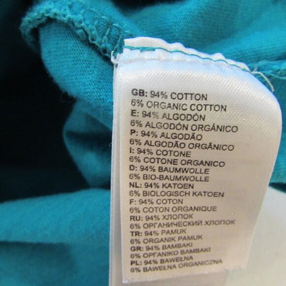 The North Face Teal Cotton Tree and Birds Tee Large - Picture 4 of 11